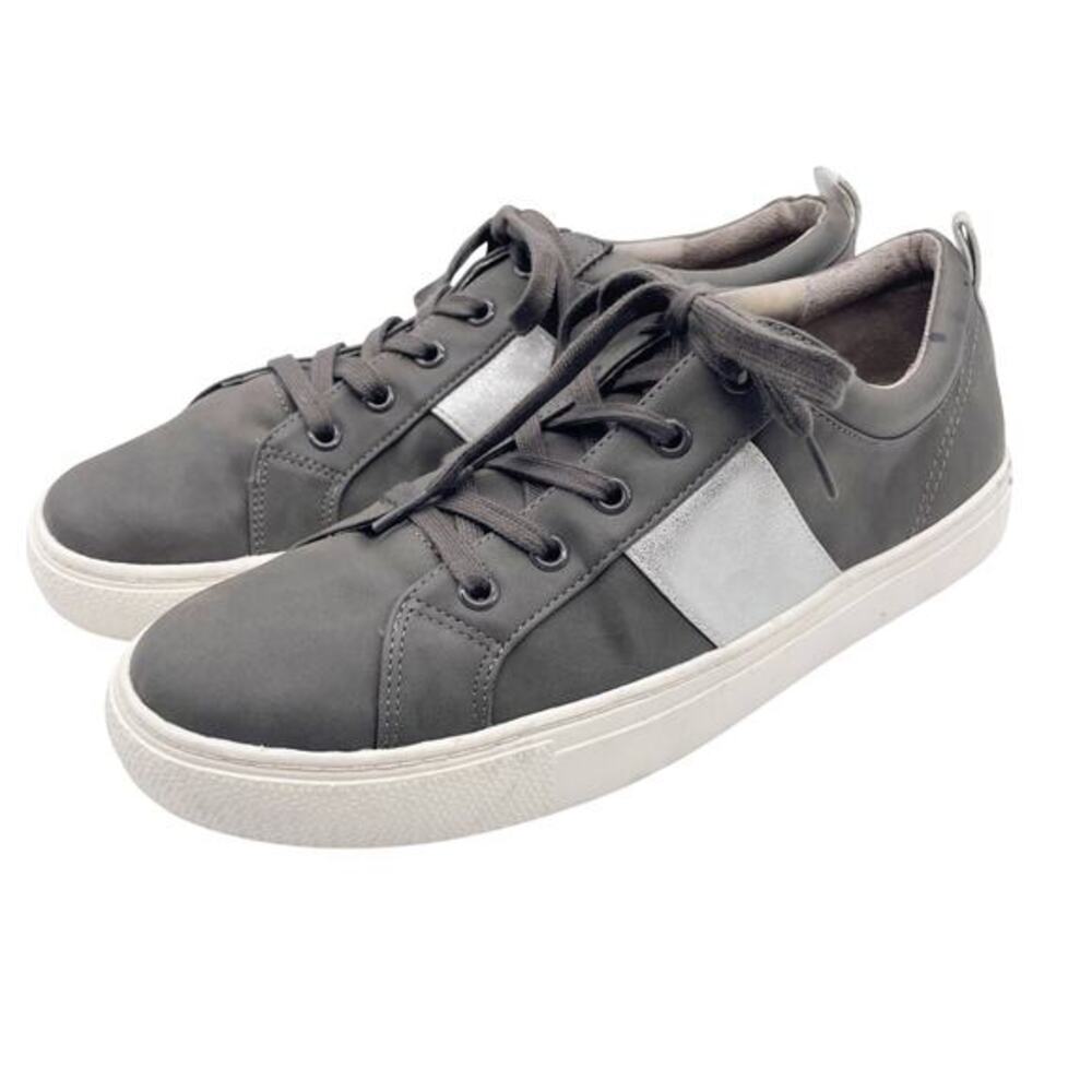 Nordstrom Rack Men's Gray‎ & Silver Casual Lace up Sneakers Size 10
